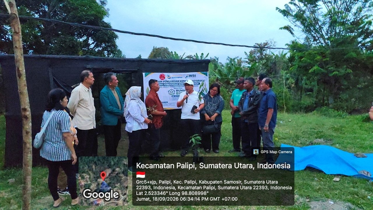 Penyerahan Rumah Bibit Kerjasama PPTSB dan Politeknik WBI (2)