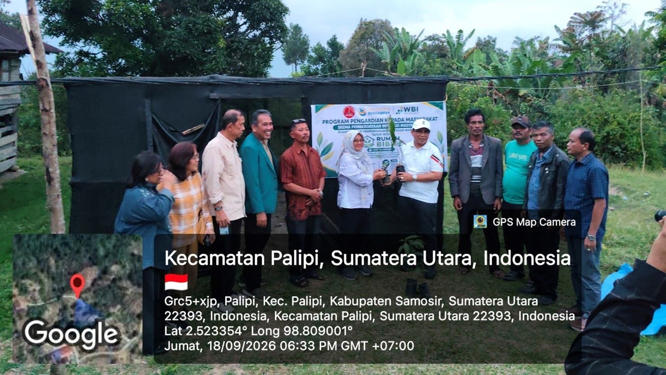 Penyerahan Rumah Bibit Kerjasama PPTSB dan Politeknik WBI (4)
